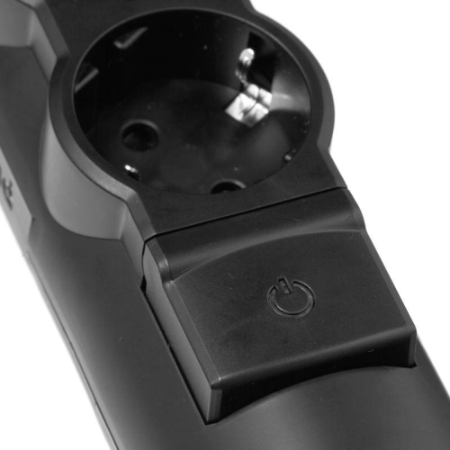 Блок розеток 5-м Комфорт 5х2P+E черн. Leg 694608