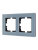 Рамка 2-местн. гориз. VESNA стекло серо-голуб. LEZARD 742-7080-147 Рамка 2-местн. гориз. VESNA стекло серо-голуб. LEZARD 742-7080-147