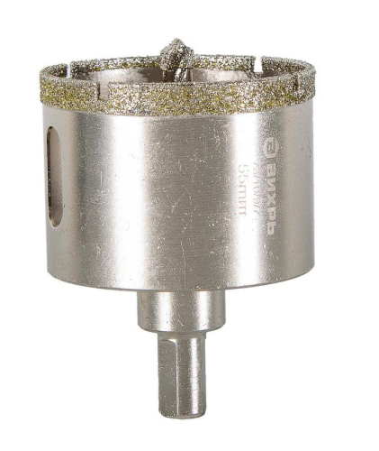 Коронка алмазная по керамограниту/керамике 55мм Вихрь 73/10/9/7