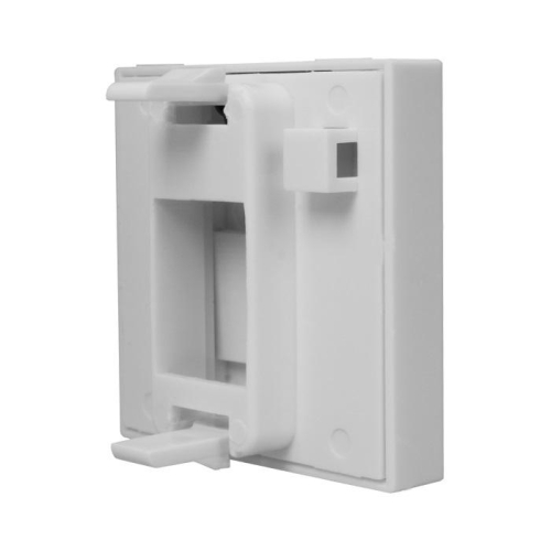 Панель лицевая 1 порт 45х45 Keystone шторка (DIY) SUPRLAN 10-0304-1