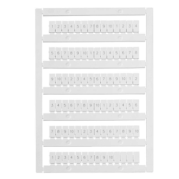 Маркировка для лазерной печати "1-10" OptiClip MC5/H/1-10 КЭАЗ 332722