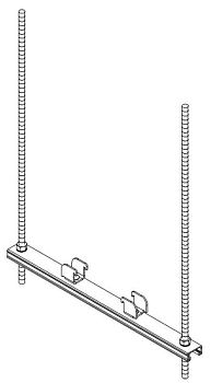 Узел крепления гориз. 1250А Cu IEK LB-1250C4-35-F-HS
