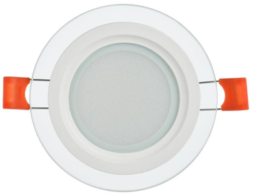 Светильник светодиодный ДВО 1620 6Вт 4000К IP20 встраив.  со стекл. круг IEK LDVO0-1620-06-4000-K01