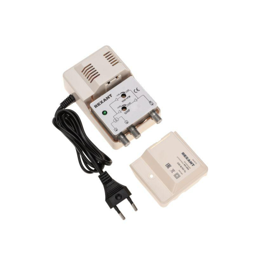 Усилитель антенный ТВ сигнала на 2 выхода RX-200 Rexant 34-0772