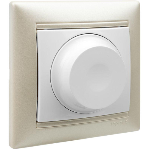 Светорегулятор поворотный универсальный Valena Classic 2-проводный 5-300Вт бел. Leg 774263