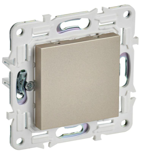 Заглушка с суппортом SKANDY SK-C01Sh шампань IEK SK-PL10-K37