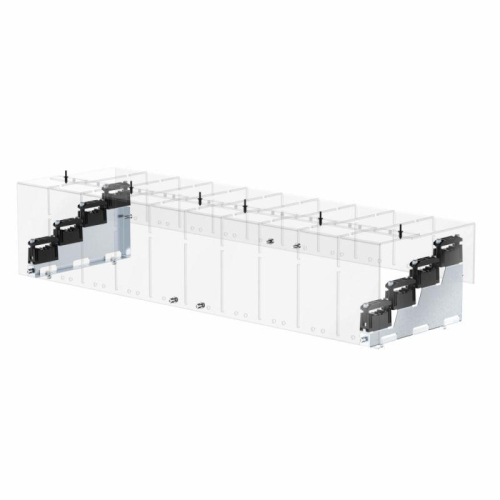 Комплект зашитного кожуха ступенчатой шинной системы 4P КЭАЗ 307637