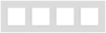 Рамка для розеток и выключателей ЭРА Elegance 14-5014-01М Classic на 4 поста матов. бел. Эра Б0065828