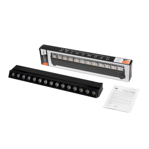Светильник светодиодный трековый PTR 2130R 30Вт 4000К IP40 60град. 400мм BL черн. Pro+ JazzWay 5031609