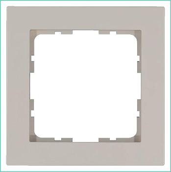 Рамка 1-м G-Classic тауп Jasmart G1001T