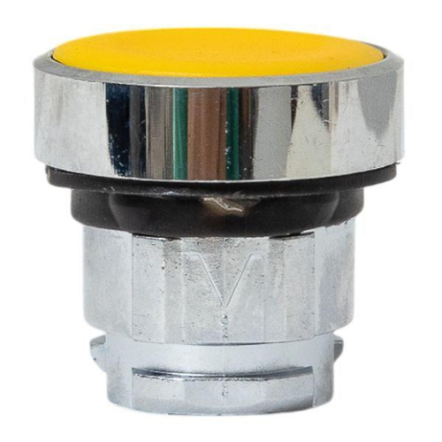 Механизм кнопки исполнительный XB4 желт. плоский возвратный без фиксации без подсветки IP65 EKF XB4BA-Y-65