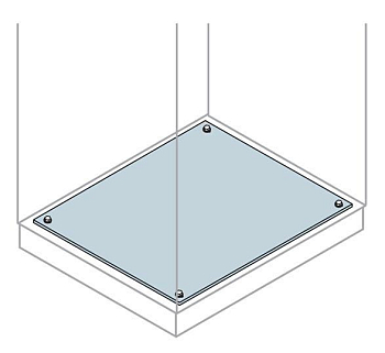 Панель нижняя фикс. 600х400мм ABB EF6043