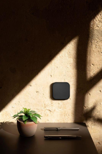 Переключатель проходной 1-кл. ОП Quteo 10А IP20 10AX черн. матов. IEK 782477