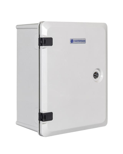 Шкаф монтажный композитный 290х390х190 Пластик-2УТП+ Mastermann 00-01020934