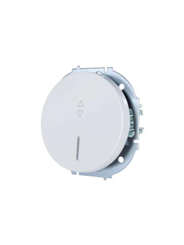 Выключатель проходной 1-кл. СП OSEN 10А IP20 с подсветкой механизм бел. LEZARD 743-0288-114