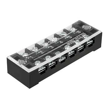 Блок зажимов клеммный БЗН ТВ-2506 2.5кв.мм 25А 6 пар Rexant 11-2154
