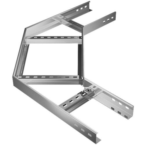 Угол для лотка горизонтальный лестн. 90град. 500х50 сталь 1.5мм "Быстрый монтаж" LGLS90-50-500-1.5 КМ LO6931