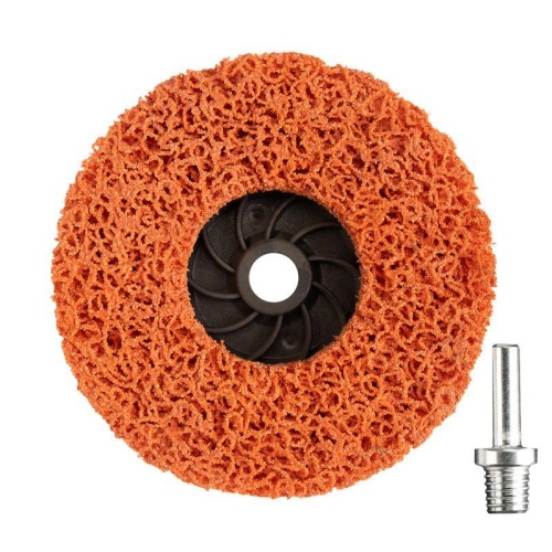 Круг зачистной CERAMIC 125хМ14 быстрая уст. адаптер коралл Kranz KR-90-0030-1