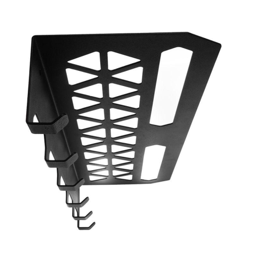 Полка для хранения одежды в стиле лофт настенная черн. Rexant 38-0691