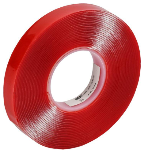 Лента монтажная прочная двусторонняя 1х12мм (рул.5м) MIXTAPE 7 IEK MT7-LM30-01-12-05