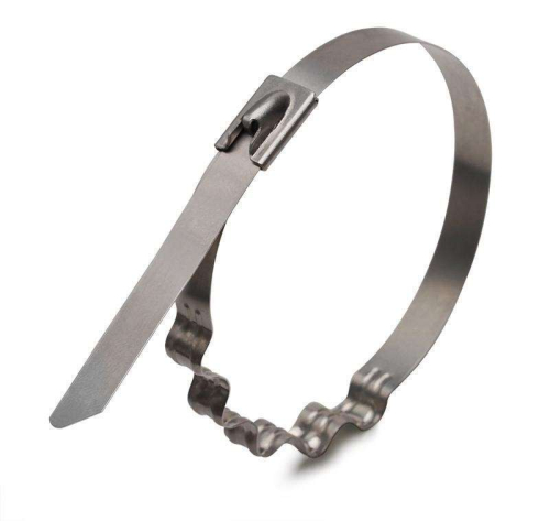 Хомут кабельный СКВ (316) 7.9х300 стальной с пруж. волной (уп.50шт) Fortisflex 71859