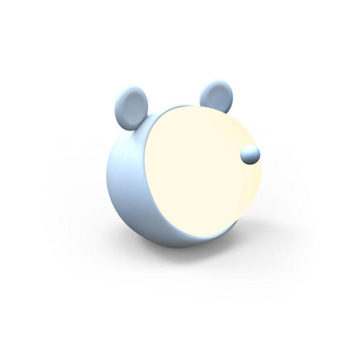 Светильник настольный Qplus 5Вт 2700-6000К 200лм 5В аккум. Li-ion 1200мА.ч диммир. ночник голуб. GAUSS NN7026