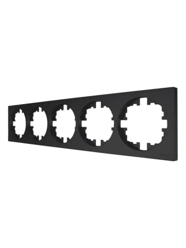 Рамка 5-м OSEN горизонт. квадрат черн. бархат LEZARD 743-4200-150