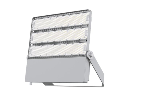 Прожектор светодиодный СДО FL 22 C 600W AM1 840 GR 589х60х570мм 600Вт 4000К IP66 уличный сер. Русский Свет 30082225198