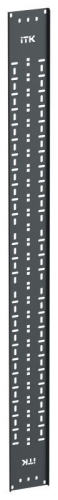 Органайзер кабельный вертикальный 24U чер. LINEA S ITK LS-CO05-24U-V