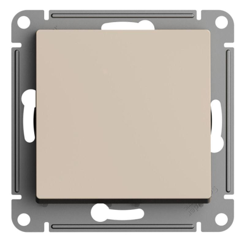 Выключатель AtlasDesign (сх. 1) 10AX с самовозвратом механизм песочн. SE ATN001215