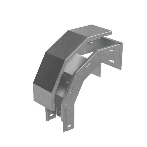 Крышка для ответвителя T-образ. вертикал. вниз 50х50х100мм "ПЛЮС" HD85 КМ PL17785