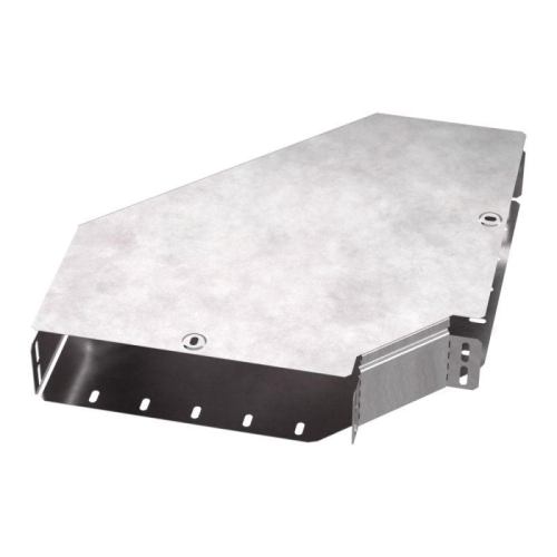 Угол для лотка горизонтальный 90град. 300х80 Стандарт с крышкой Промрукав PR16.0421