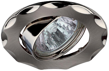 Светильник KL12A SN/N литой поворот. &quot;Звезда&quot; MR16 12В 50Вт сатин никель/никель ЭРА C0043688