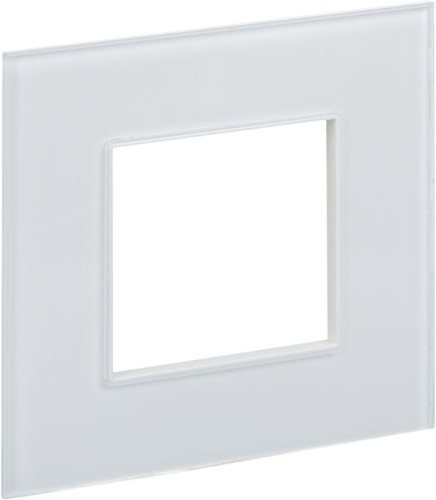 Рамка 1-м SKANDY SK-F21W стекло арктич. бел. IEK SK-M12-G-K01