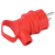 Вилка угловая VX12-R-IP44 16А IP44 с заземл. с кольцом каучук красн. Эра Б0069324