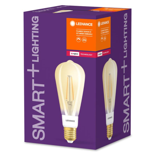 Лампа светодиодная SMART+ Filament Edison Dimmable 55 6Вт E27 LEDVANCE 4058075528192