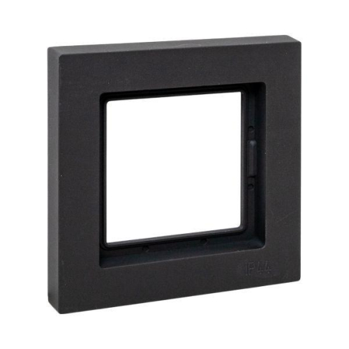 Рамка 1-м Эпика IP44 пластик черн. EKF UP1-FPB-01-44