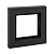 Рамка 1-м Эпика IP44 пластик черн. EKF UP1-FPB-01-44