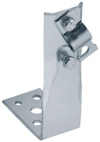 Держатель проводника круглого 6-10мм винт. угловой H=80мм оцинк. сталь HDZ IEK ZDP87-14-1-16-80