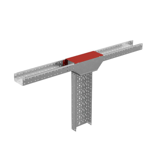 Крышка для ответвителя T-образ. вертикал. переходник 300-600мм с разворотом трассы на 90град. "ПЛЮС" (нижняя часть больше исходной) HD85 КМ PL16109