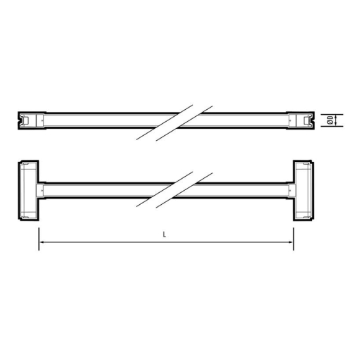 Светильник светодиодный трековый Метр (MTR)16 4036-2m 36Вт 4000К 360град. BL IP20 низковольтный Pro черн. JazzWay 5057210