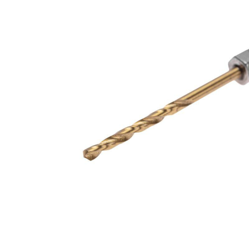 Сверло по металлу 2.5мм Р6М5 ТИТАН шестигранный хвостовик DIN 338 (уп.1шт) Kranz KR-91-5501