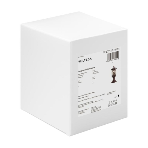 Светильник Mifi 1х40Вт E27 IP44 ландшафтный Voltega VGL7211FL-01BR