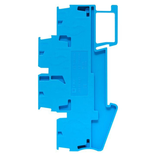 Колодка клеммная ST-4 32А пружинная двойная син. EKF plc-st-4-4-2-blue