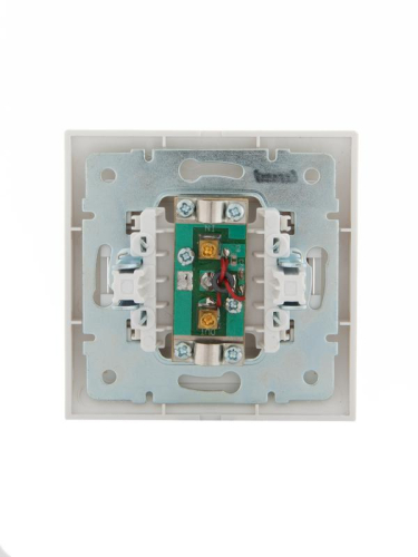 Розетка телевизионная проходная TV СП Deriy 16А IP20 бел./бел. LEZARD 702-0202-129