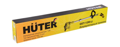 Триммер аккумуляторный GET-12M-Li (в комплекте 1 АКБ и ЗУ) HUTER 70/1/64