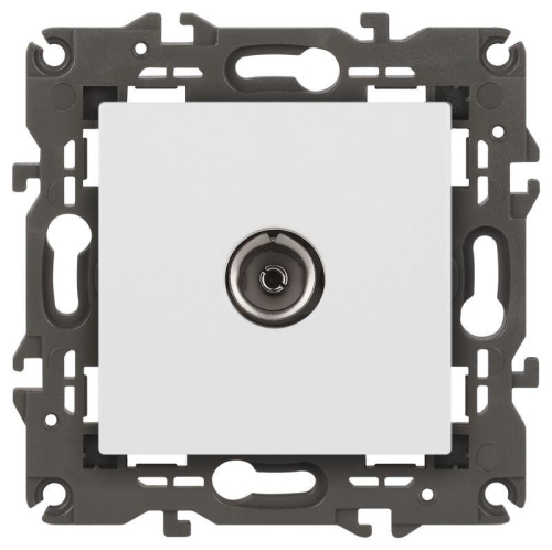 Розетка ЭРА Elegance 14-3101-01М TV одиночная матов. бел. Эра Б0065813
