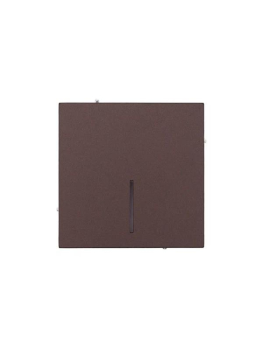 Выключатель 1-кл. с индик. СП ZIMA IP20 10А безвинт. зажим шоколад LEZARD 704-7388-111QC