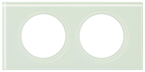 Рамка 2-м Celiane смальта бел. глина Leg 069312