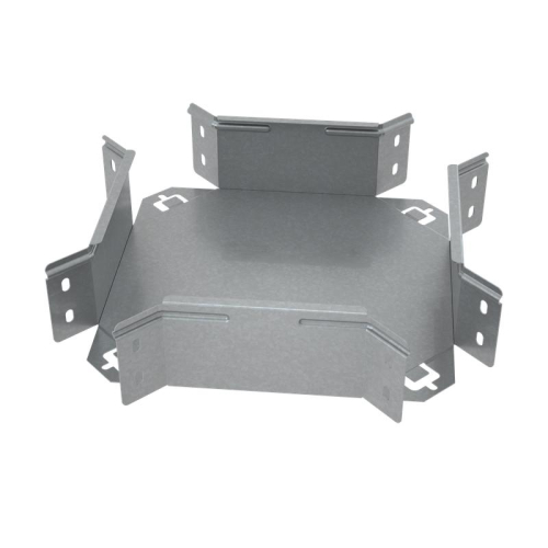 Ответвитель для лотка Х-образ. 200х80 сталь 1мм "ПЛЮС" XDplus80-200 HD КМ PL1538